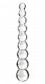 Icicles No 2 Glass Anal Beads Clear
