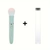 Electric Massage Stick and Beauty Vibration Massager Doubling as Makeup Blush Brush