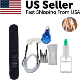 Super Penis Enlargement Extender Vacuum Stretcher Pump Hanger Bigger Enhancement (Combo: Combo 3, size: small)